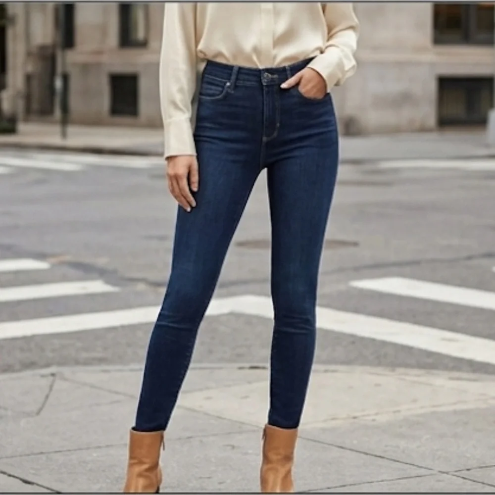 **SOLD** Banana Republic High-Rise Denim Leggings, size 26 - Picture 1 of 6